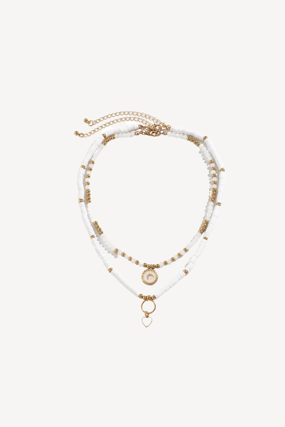 Boho Vintage hart kristallen ketting Online-Schn?ppchen