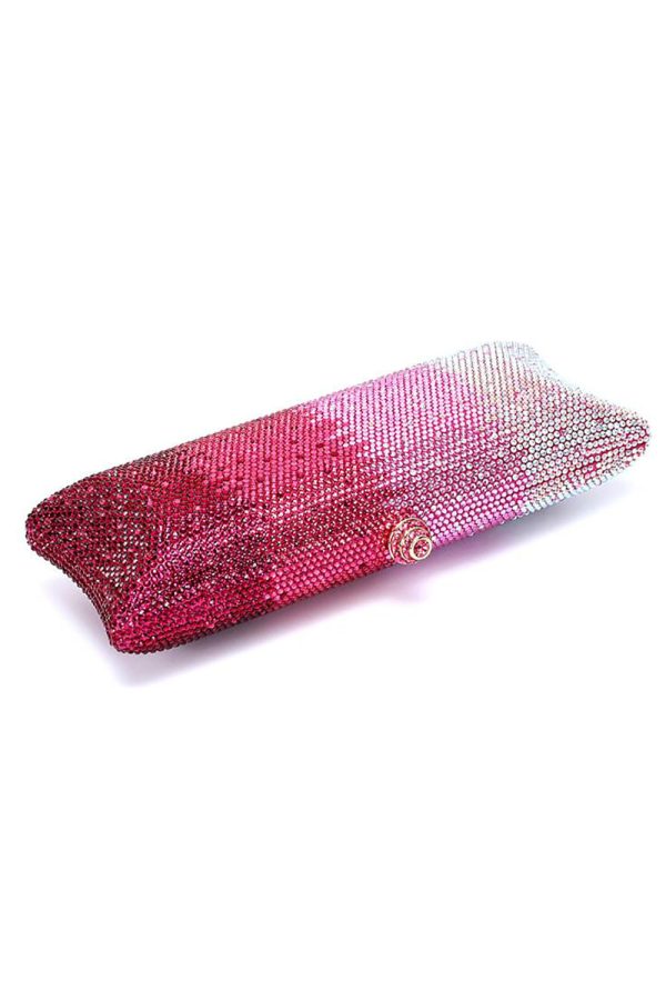 Fuchsia Ombre Saprkly Pailletten Avond Clutch Bag Jetzt online – Bild 2