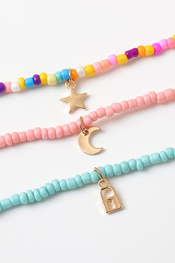Driekleurige Boho Style Ketting Mode – Bild 3