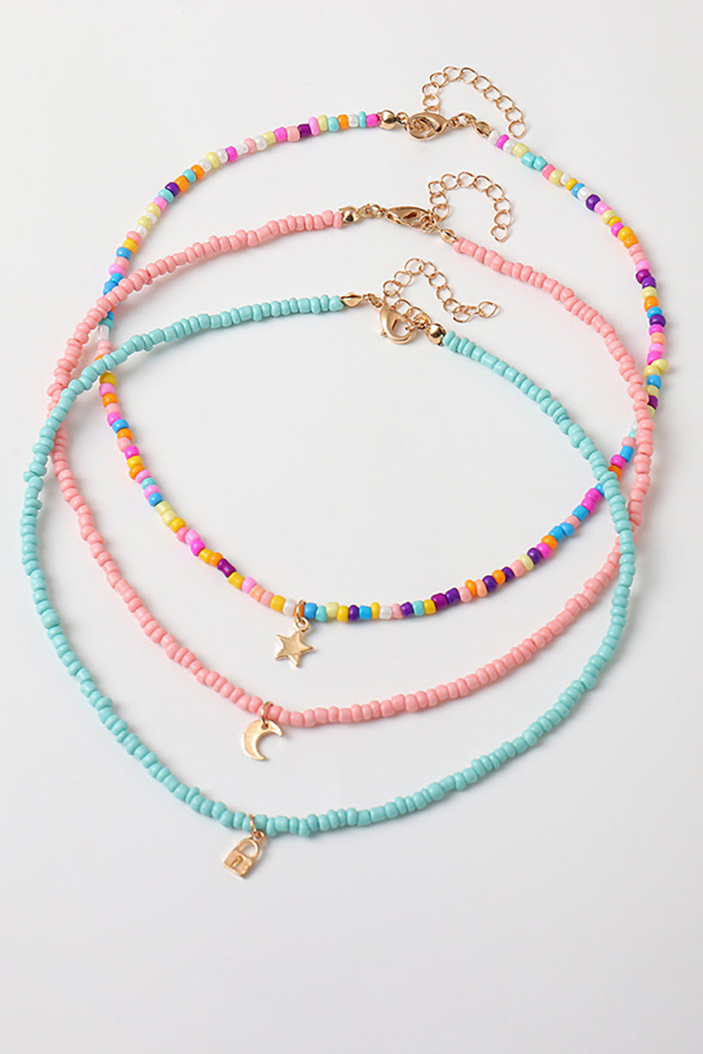 Driekleurige Boho Style Ketting Mode