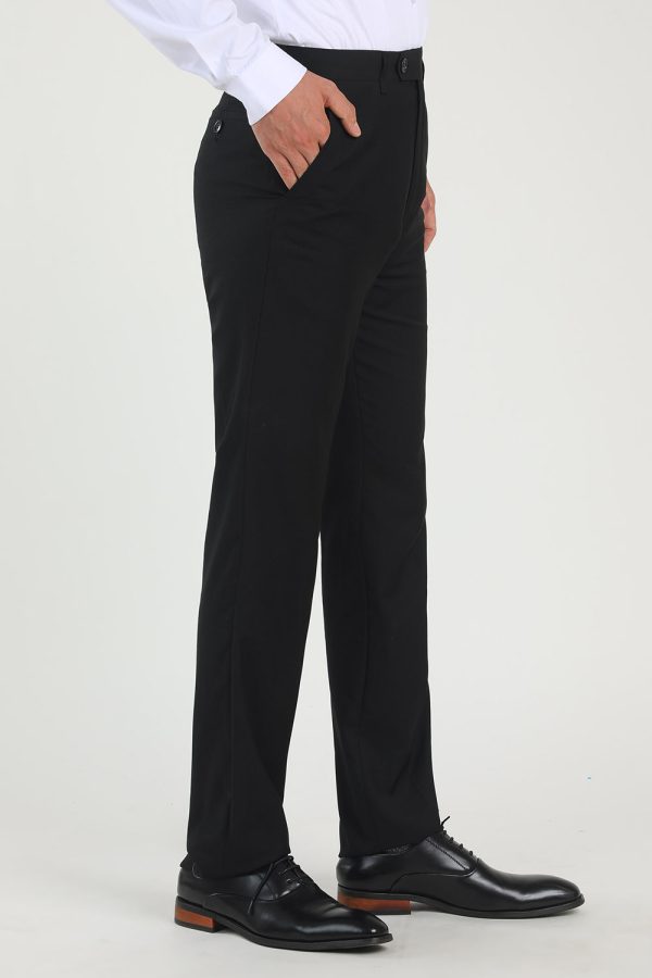 Straight Leg Navy Heren Suits Broek Online-Verkauf – Bild 3
