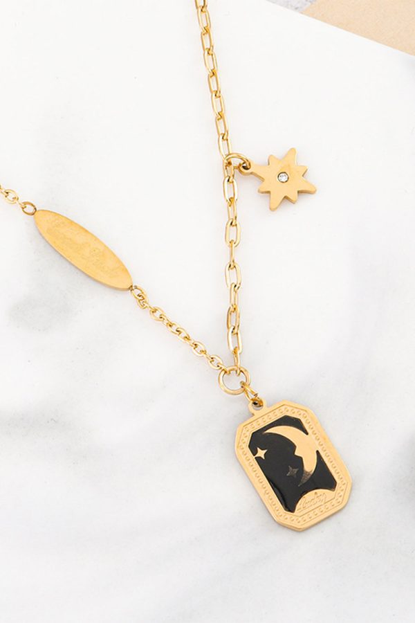Gouden Emaille Ketting Sleutelbeen Ketting Zu verkaufen – Bild 2