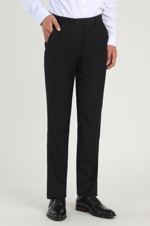 Straight Leg Navy Heren Suits Broek Online-Verkauf
