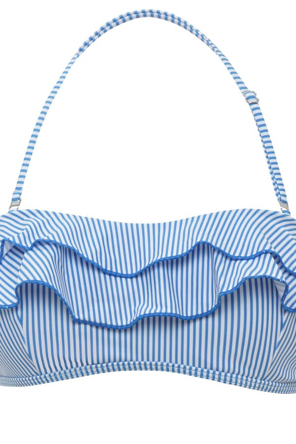 Blauwe Strepen Tweedelige Bikini Angebot – Bild 3