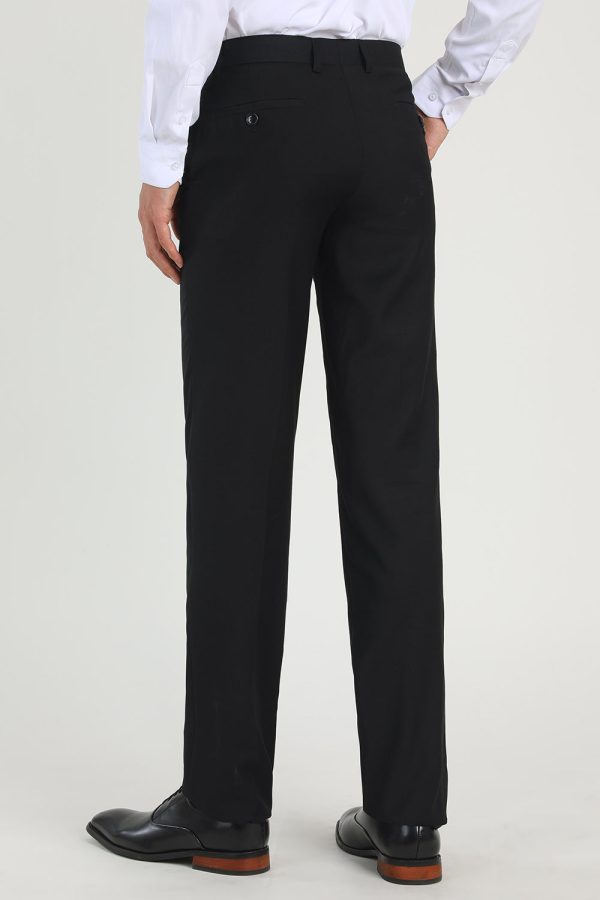 Straight Leg Navy Heren Suits Broek Online-Verkauf – Bild 4