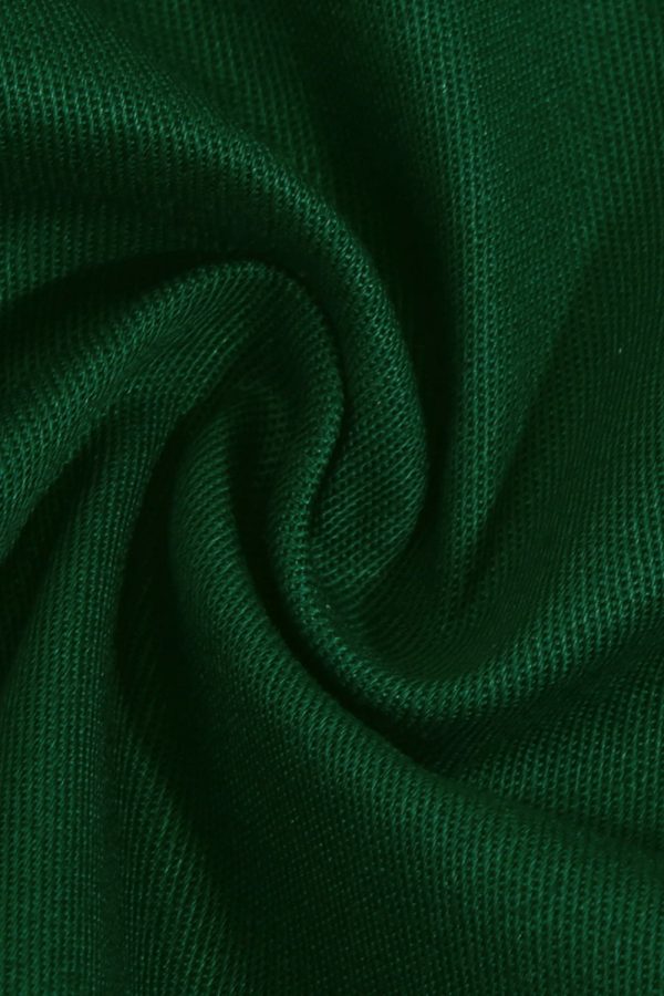 Groene V-hals korte mouwen 1950s swing jurk Angebot – Bild 5