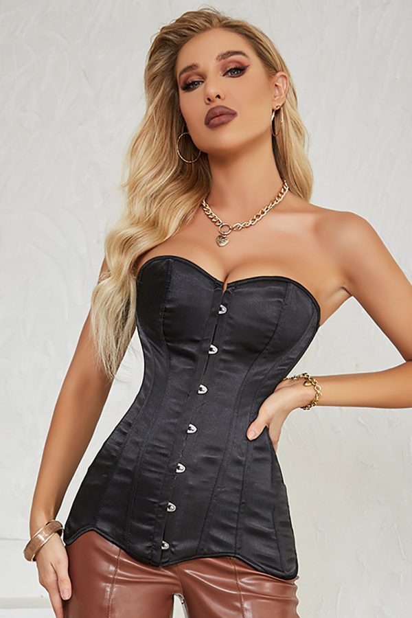 Zwarte Corset Push Up Waist Tummy Control Shapewear Verkauf