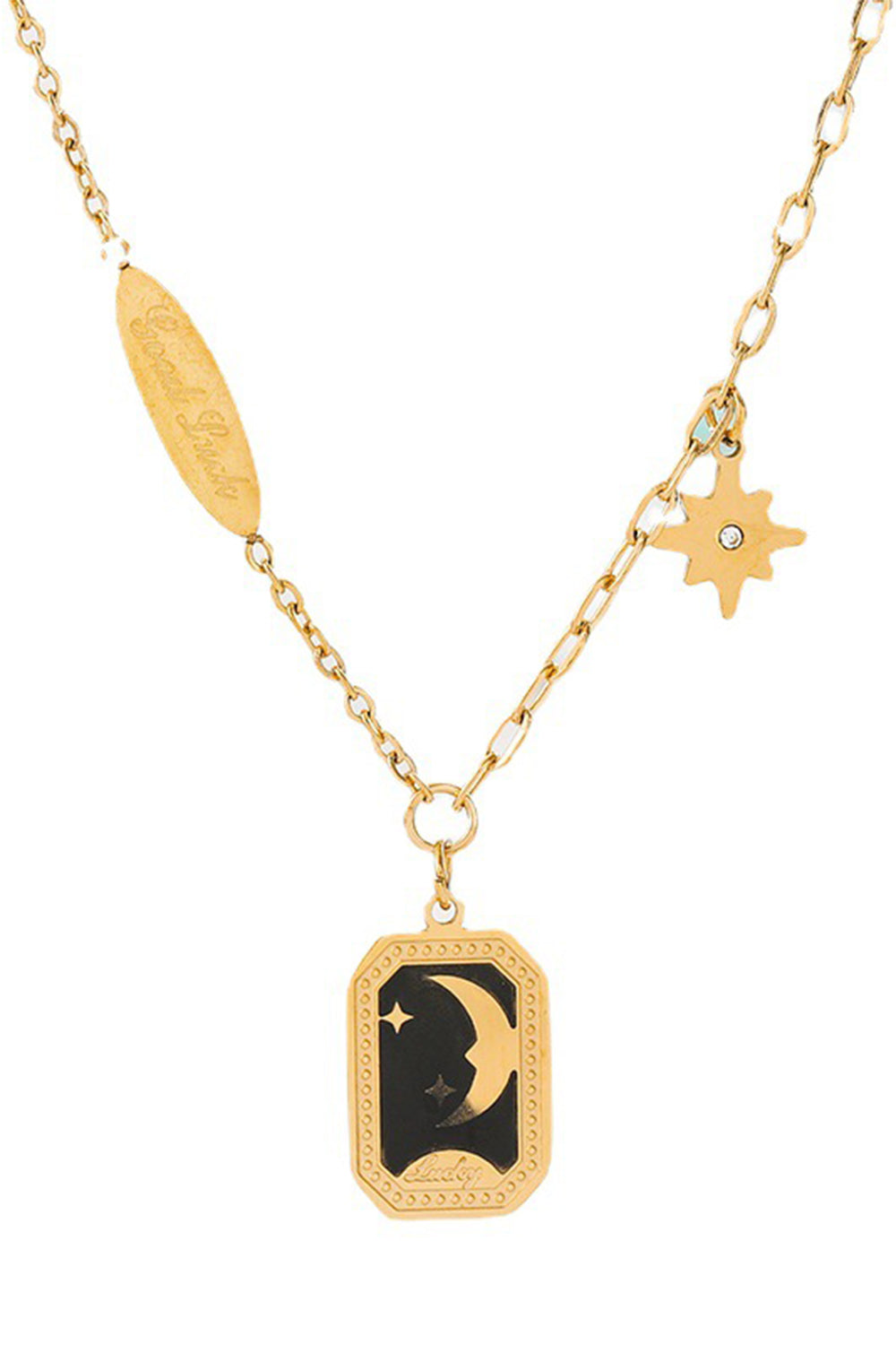 Gouden Emaille Ketting Sleutelbeen Ketting Zu verkaufen