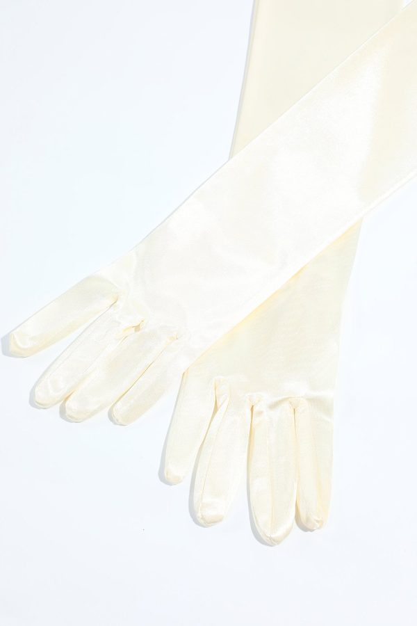 Witte jaren  20 Feesthandschoenen Rabatt – Bild 2