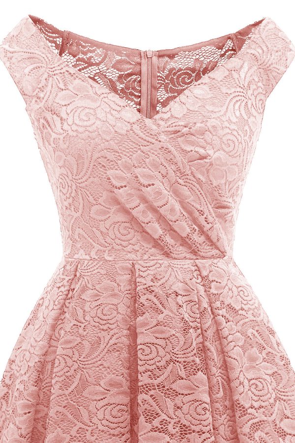 Blush Vintage Kanten Feestjurk Jetzt online – Bild 5