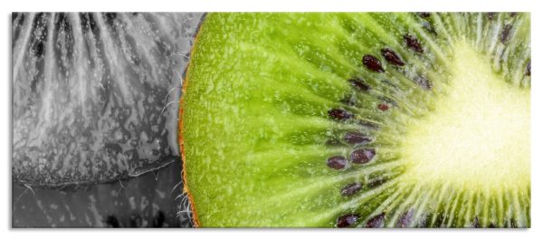 schöne Kiwi Scheiben, Glasbild Panorama Zu verkaufen