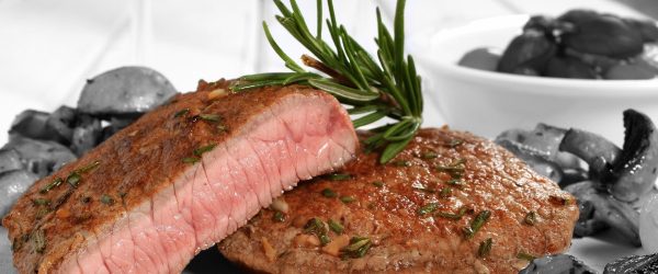 saftiges Medium Steak, Glasbild Panorama Im Angebot – Bild 5