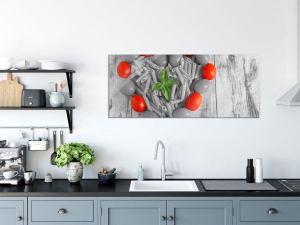 Herz Pasta, Glasbild Panorama Online-Verkauf – Bild 3
