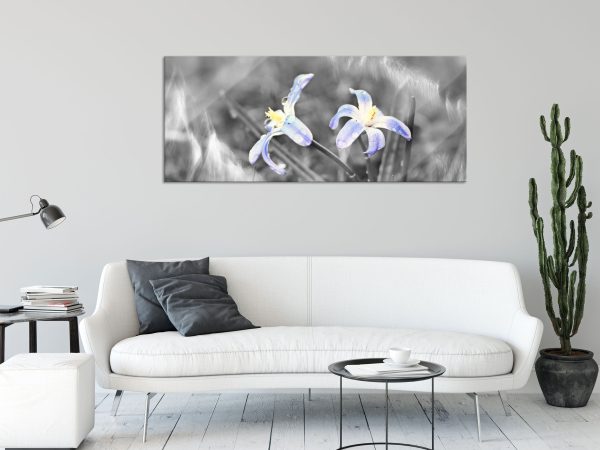 schöne kleine Waldblume, Glasbild Panorama Schn?ppchen – Bild 2