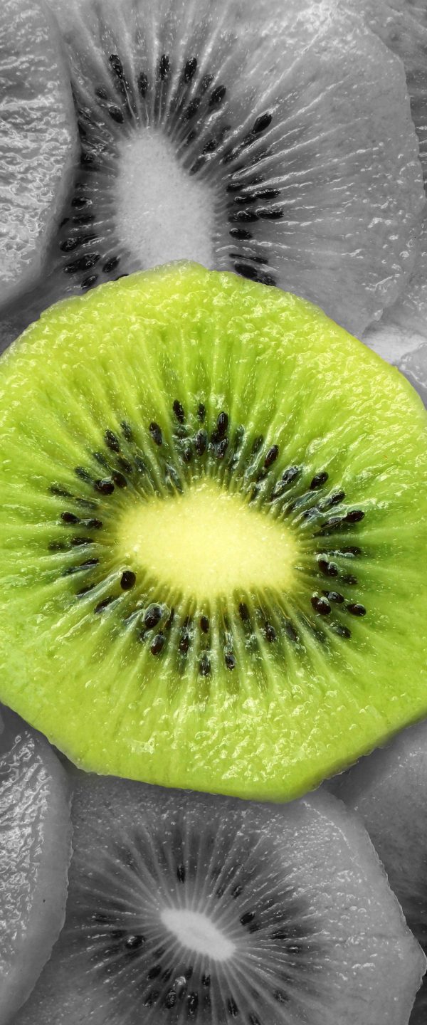 saftige Kiwi Scheiben, Glasbild Panorama Schn?ppchen – Bild 5