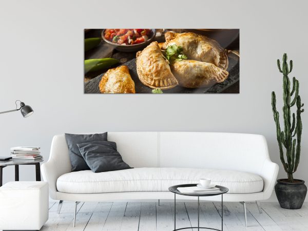Wunderbare Tortellini, Glasbild Panorama Rabatt – Bild 2