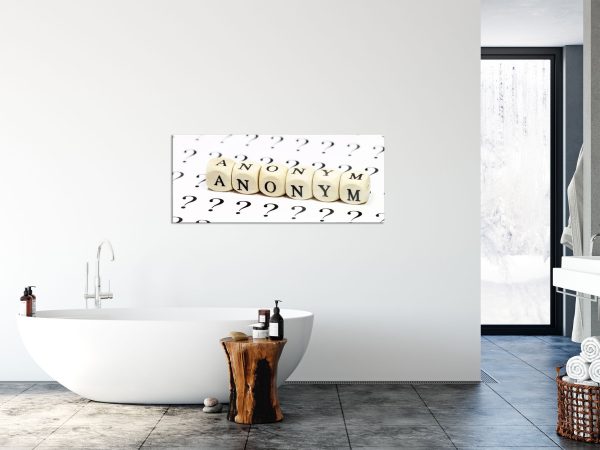 Anonymus Würfel, Glasbild Panorama Online-Verkauf – Bild 4