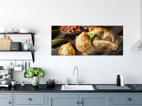 Wunderbare Tortellini, Glasbild Panorama Rabatt – Bild 3